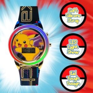 Accutime Kids Pokemon Digital LCD Quartz Watch for Boys, Girls, and Adults All Ages - Image 4