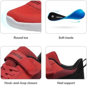 DREAM PAIRS Boys Girls Shoes Kids Tennis EZ-Ons MagicZips Athletic Running Walking Sneakers - Image 3