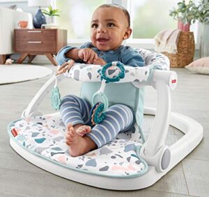 Fisher-Price Baby Sit-to-Stand Activity Center and Portable Sit-Me-Up Floor Seat with Toys - Image 6