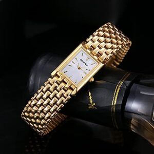 BERNY Gold Watches for Women Updated Ladies Quartz Wrist Watches Stainless Steel Band Womens Small Gold Watch Luxury Casual Fashion Bracelet Tools Included - Image 5