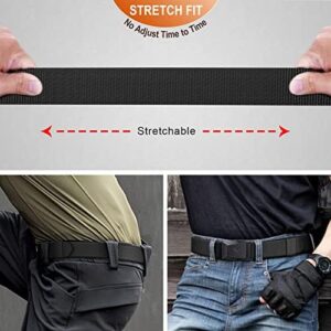 BULLIANT Tactical Belt for Men, Men Stretch Nylon Web Gift Belt 1.5"-Hiking Rigger Military Work-Quick Release - Image 6