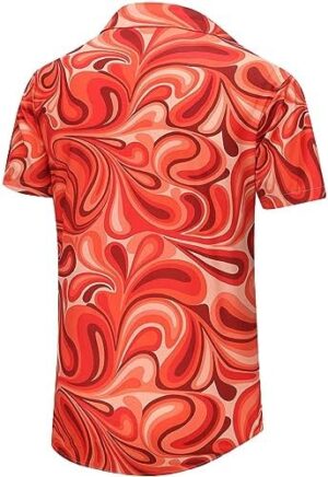 KYKU Funky Hawaiian Shirt for Men Palm Beach Shirts Tropical Vacation Clothes - Image 4