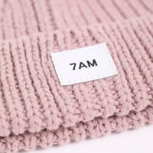 7AM Enfant Baby Beanie Hat - Unisex Kids Warm Winter Hat, Soft & Cozy Chunky Ribbed Design Cute Cap for Infant & Toddlers - Image 2