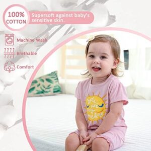 Zanie Kids Baby Toddler Pajamas for Girl and Boy Sleepwear Summer Pja Homewear Cotton - Image 2