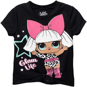 L.O.L. Surprise! Neon QT Bon Bon Diva Queen Bee Touchdown Roller Sk8er T-Shirt and Leggings Outfit Set Toddler to Big Kid - Image 4