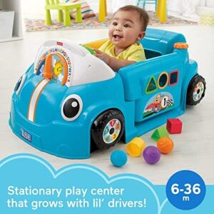 Fisher-Price Laugh & Learn Baby Activity Center, Crawl Around Car,Blue& Laugh & Learn Baby & Toddler Toy, Pull & Play Learning Wagon with Smart Stages & 4 Pieces for Ages 6+ Months - Image 3