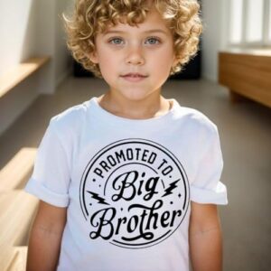 Big Brother Shirt New Baby Pregnancy Announcement Shirts Toddler Boys Promoted to Big Bro Tshirt - Image 2