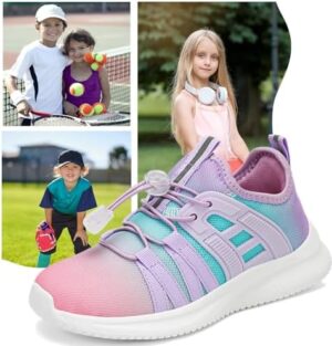 Boys Girls Sneakers Breathable Kids Running Shoes Comfortable Tennis Shoes Lightweight Toddler/Little Kid/Big Kid - Image 4