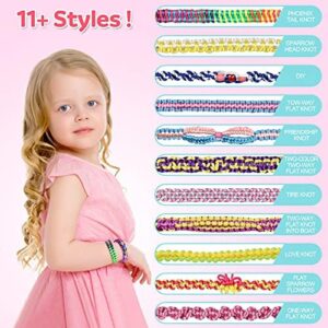 DDAI Arts and Crafts for Kids Age 8-12 Friendship Bracelet Making Kit for Girls - Best Birthday Gifts Ideas for Girl 7 9 10 11 Year Old - Popular Bracelets String Maker Toys Set - Image 5