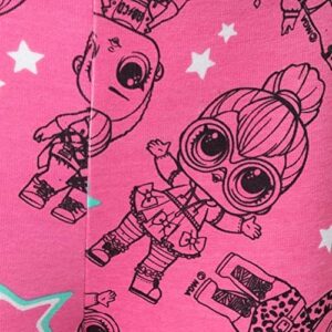 L.O.L. Surprise! Neon QT Bon Bon Diva Queen Bee Touchdown Roller Sk8er T-Shirt and Leggings Outfit Set Toddler to Big Kid - Image 6