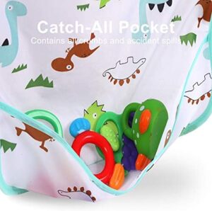 Accmor 4 Pack Long Sleeve Baby Bibs, Waterproof Sleeved Bib Smock for Baby Toddler 6-36 Months - Image 4