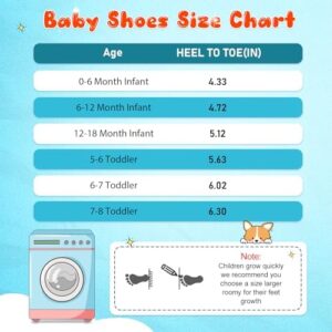 LeIsfIt Baby Shoes Boys Girls First Walking Shoes Non-Slip Toddler Shoes Breathable Sneakers Infant Shoes Crib Shoes - Image 4