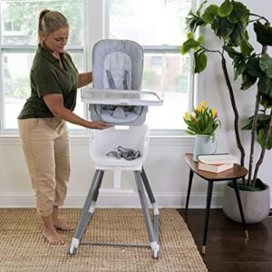 Ingenuity Beanstalk Baby to Big Kid 6-in-1 High Chair Converts from Soothing Infant Seat to Dining Booster Seat and more, Newborn to 5 Yrs - Ray - Image 15