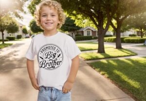 Big Brother Shirt New Baby Pregnancy Announcement Shirts Toddler Boys Promoted to Big Bro Tshirt - Image 4