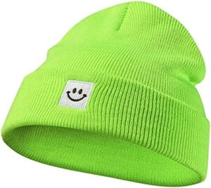 Baby Beanie Knit Ski Hat with Cute Face for Girls Boys 0-7 Years - Image 2