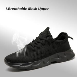 Men's Running Shoes Walking Sneakers Casual Walkout Shoes Tennis Athletic Shoes for Gym Sport - Image 2