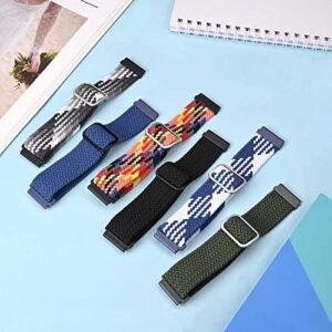 BISONSTRAP Nylon Watch Bands, Adjustable Braided Loop Straps for Men and Women, 16mm 18mm 19mm 20mm 22mm for Choice - Image 7