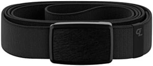 Groove Life Groove Belt Low Profile - Men's Stretch Nylon Belt with Magnetic Aluminum Buckle, Lifetime Coverage