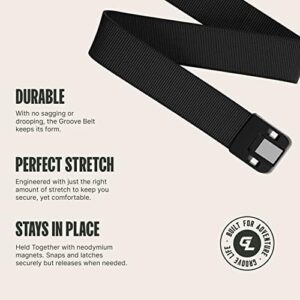 Groove Life Groove Belt Low Profile - Men's Stretch Nylon Belt with Magnetic Aluminum Buckle, Lifetime Coverage - Image 3