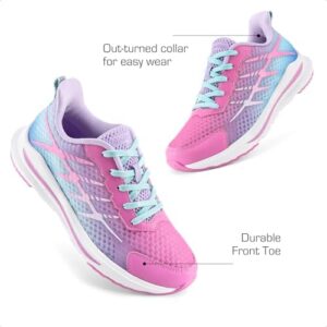 DREAM PAIRS Boys Girls Shoes Kids Tennis Athletic Running Lace Up Walking DuraPlay Lightweight Sneakers for Little/Big Kid - Image 2