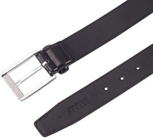 Men's Casual Leather Jeans Belts Classic Work Business Dress Belt with Prong Buckle for Men - Image 4