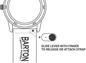 BARTON Canvas Quick Release Watch Band Straps - Choose Color & Width - 18mm, 19mm, 20mm, 21mm, 22mm, 23mm, or 24mm - Image 6