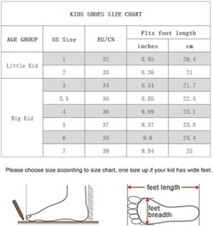 Boys Girls Shoes Lightweight Breathable Running Tennis Athletic Kids Sneakers - Image 4