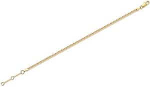 PAVOI 14K Gold Plated Paperclip/Curb/Figaro Chain Adjustable Bracelet for Women - Image 3