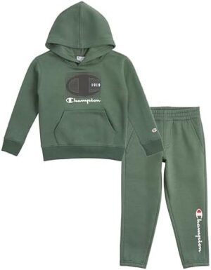 Champion Boys Hoodie and Jogger Set for Kids 2 Piece Athletic Sweatsuit Sets