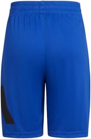 adidas Boys' Big Aeroready Elastic Waistband Essential Woven Sportswear Shorts - Image 3