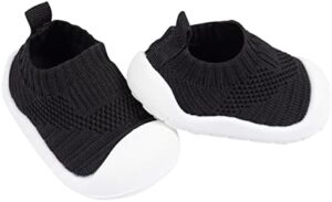 Gerber Kids' Baby Toddler Boy and Girl Stretchy Knit Slip-On Sneaker