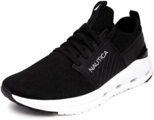 Nautica Mens Running Sneakers Sport Fashion Lace-Up Athletic Soft Shoes for Gym Tennis Men – Cushioned, Breathable, Lightweight & Comfortable