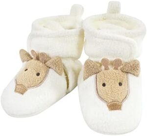 Hudson Baby Unisex Baby Animal Fleece Booties 2-Pack - Image 4