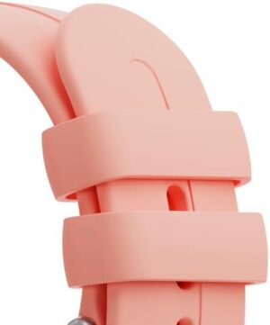 Gabb Watch Style Band - Kids Watch Band Replacement, Flexible, Waterproof Soft Silicone for All Watches, Easily Adjustable, Sweatproof and High-Performance Silicone (Peachy Pink) - Image 4