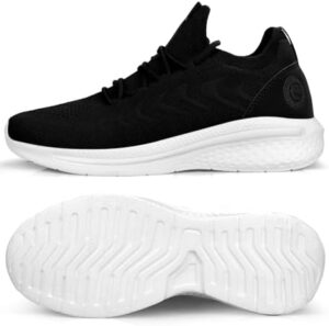 Pujcs Mens Walking Shoes Non Slip Running Shoes Breathable Slip on Sneakers Lightwight Gym Tennis Shoes for Men - Image 3