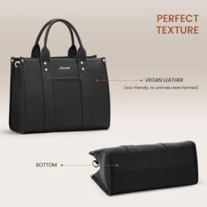 LOVEVOOK Purse for Women Leather Tote Bag Purse and Handbags, Satchel Shoulder Crossbody Top Handle Bags with Zipper - Image 6