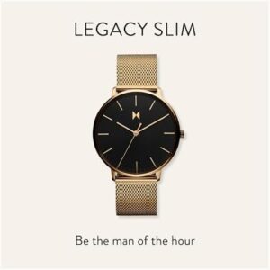 MVMT Men’s Legacy Slim Watch - Analog Watch for Men - Minimalist, Water Resistant 3 ATM/30 Meters Men’s Dress Watch - Premium Japanese Quartz Men’s Wristwatch - 42mm - Image 7