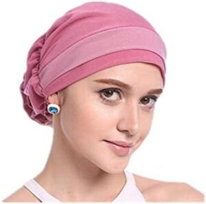 Fashion Hijabs for Women Muslim Soft Head Headwear India Hat Cancer Chemo Turban Wrap Scarf Cap