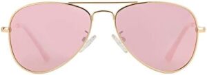 Kids Polarized Aviator Sunglasses for Little Girls Boys Juniors Teenagers, Two Sizes 50MM 52MM - Image 3