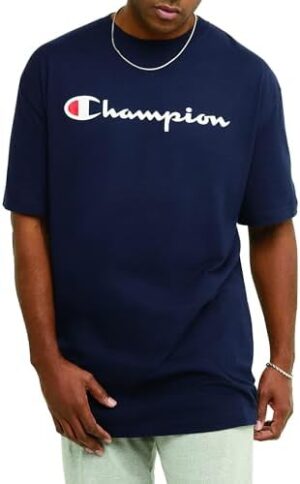 Champion Men's T-Shirt, Classic Graphic T-Shirt, Soft and Comfortable T-Shirts for Men, Script Logo (Reg. or Big & Tall) - Image 5