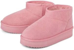 The Children's Place Girls' Mini Ankle Platform Boot, Faux-Fur Lined - Image 2