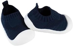 Gerber Baby Girls' Baby Toddler Boy and Girl Stretchy Knit Slip-On Sneaker