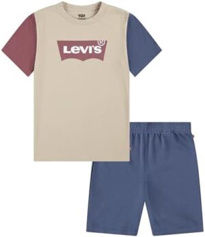 Levi's Boys Graphic T-shirt and Shorts 2-piece Outfit Set