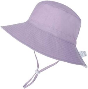 Zando Baby Girls Sun Hat Infant Summer Hat UPF 50+ Sun Protection Cap Wide Brim Bucket Hats for Baby Girls Boys - Image 2