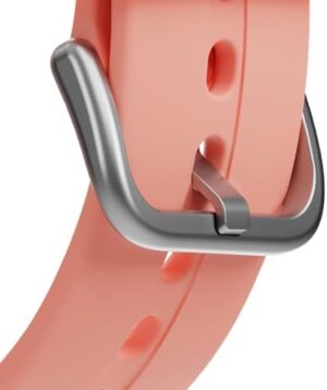 Gabb Watch Style Band - Kids Watch Band Replacement, Flexible, Waterproof Soft Silicone for All Watches, Easily Adjustable, Sweatproof and High-Performance Silicone (Peachy Pink) - Image 3