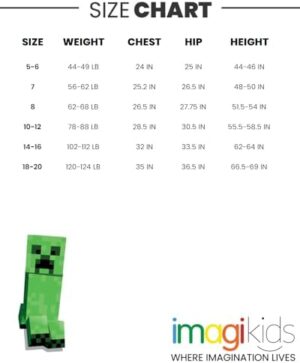 Minecraft Creeper Fleece Pullover Hoodie and Pants Outfit Set Little Kid to Big Kid - Image 6