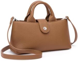 CLUCI Soft Leather Crossbody Bag for Women with Adjustable Strap, Convertible Handbag & Shoulder Purse - Image 8