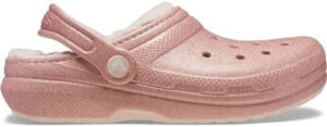 Crocs Kid's Classic Lined Glitter Clog - Image 6