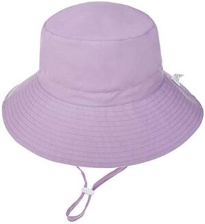 Zando Baby Girls Sun Hat Infant Summer Hat UPF 50+ Sun Protection Cap Wide Brim Bucket Hats for Baby Girls Boys - Image 3