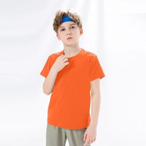 4 Pack Boys/Youth/Kids Quick Dry Sports Tee Shirt Mesh Moisture Wicking Active Athletic T-Shirt(4-18Years) - Image 4